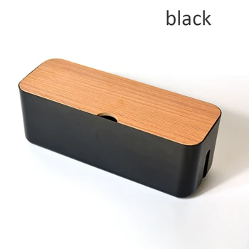 

1 Pcs Plastic Wire Storage Box Cable Manager For Organizing Box Power Line Storage Cases Junction Box Household Necessities