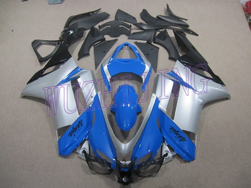 Обтекатели 636 Zx-6r 08 Обтекатели 636 Zx-6r 08 синий кузов Zx6r 2007-2008