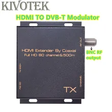 HD1080P HDMI к DVB T модулятор адаптер передатчик 80 каналов