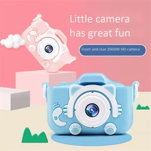 Kids Camera Digital Children Ips-Screen Baby Mini Cute New Cat for Boys Girls Birthday