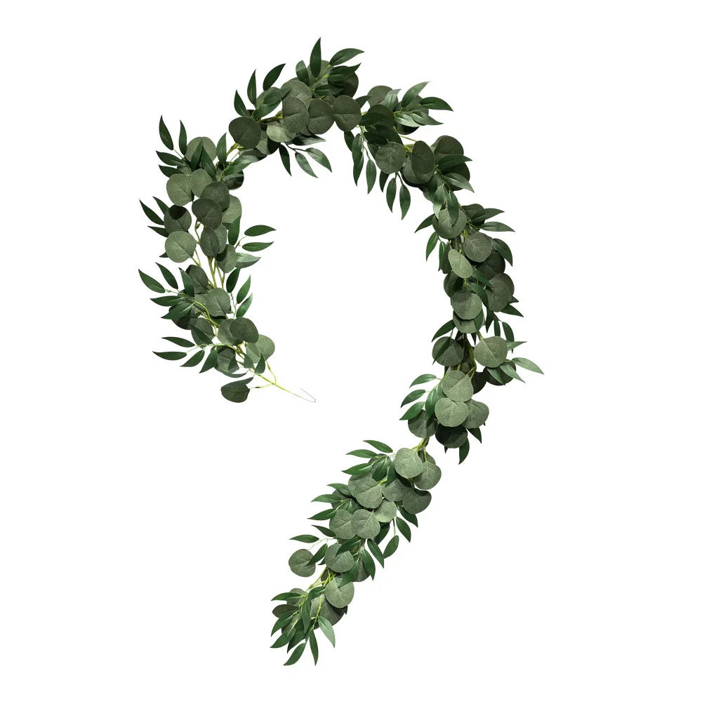 Искусственное искусственное украшение для свадьбы растения листва цветы из