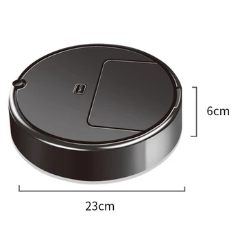 

3 in 1 Smart Vacuum Cleaner Home Office ing Robot Suction Drag Machine 1200Pa Wet Dry Vacuum Cleaner,Black