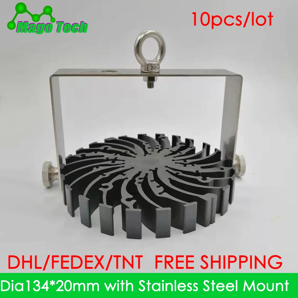 

ø134*20mm Modular LED Star Cooler with mount LED Grow Light Heatsink 36 mounting holes for all COB Brands