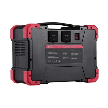 

AC 110V 220V Pure-sine Waveform Output 1500W Emergency Power Station Portable Solar Power Generator 340000Mah Backup Battery
