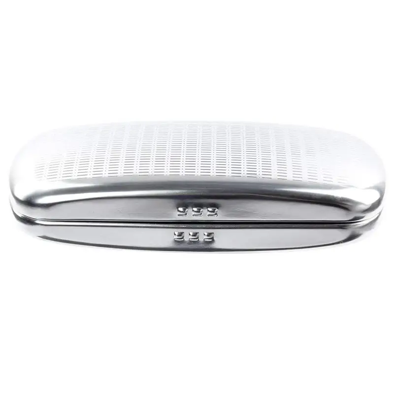 

Glasses Case, Aluminum Hard Shell Eyeglasses Case Striped Spectacles Box