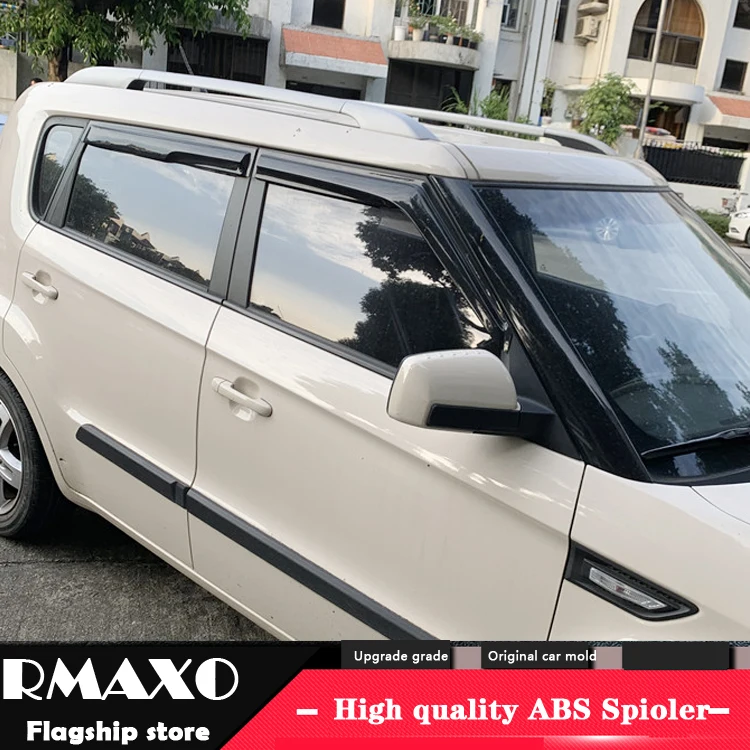 For Kia Soul Hatchback Plastic Window Visor 20102016 Vent Shades Sun Rain Deflector Guard For