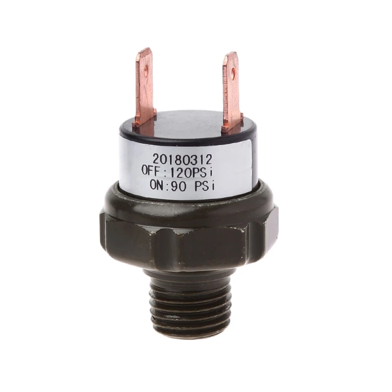 

Air Compressor Heavy Duty Pressure Switch Valve 1/4" NPT End Pressure Control