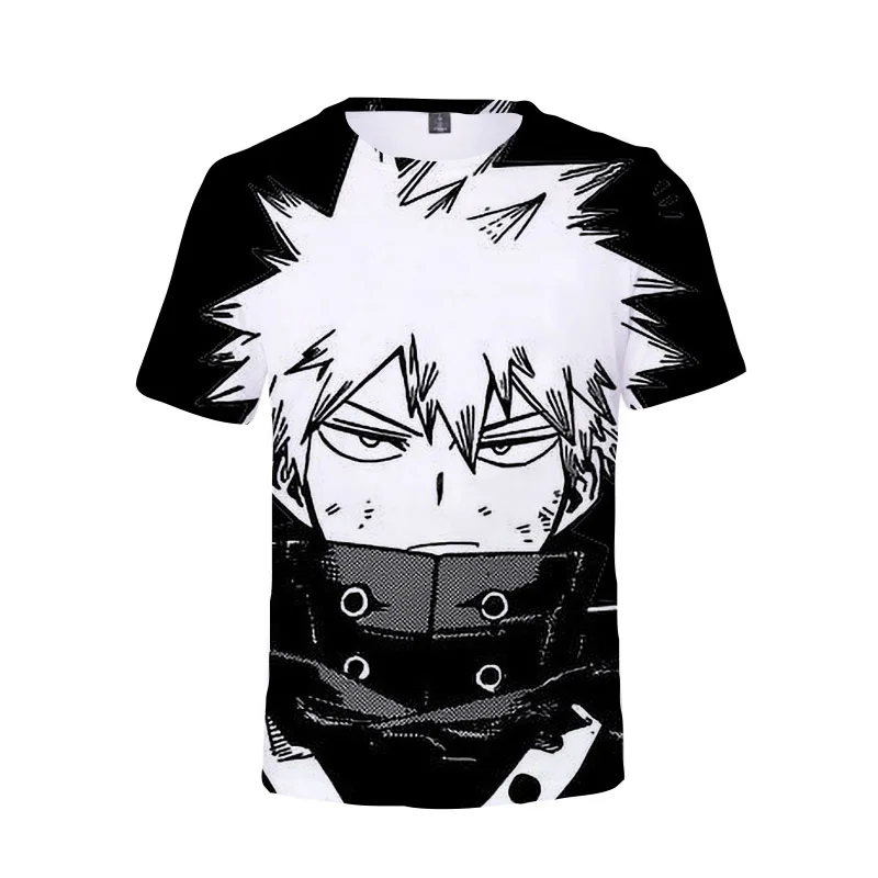 Boku No Hero Academy Bakugou футболка для женщин и мужчин в стиле хип-хоп футболки летняя футболка с короткими рукавами Deku Himiko Toga 3D футболки - Цвет: 5