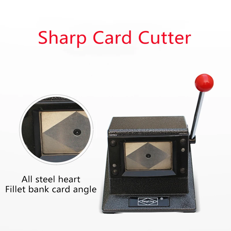 

PVC Card Cutting Machine PVC Fillet Cutter Card Punching Machine Driving License Photo Card Cutting Machine ID Card Card Heavy