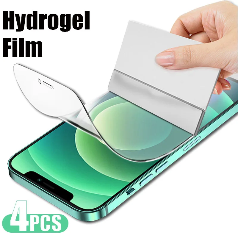 4psc Protective film for iphone 13 pro max mini screen protector 12 i12 x xs xr | Мобильные телефоны и аксессуары