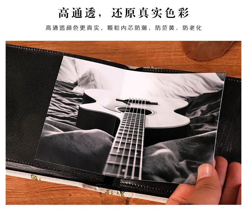 Альбом шоу на ce японский Стиль со шнурком 6-дюймовый Почтовые открытки эта книга интерстициальной Ретро творческий семейный фотоальбом