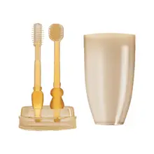 Brosse à dents en Silicone pour bébés, 3 pièces, pour nourrissons, entraînement des nourrissons, enfants et tout petits, nouveau né 