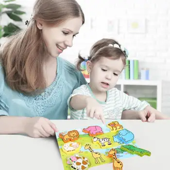 

Fast Delivery Toddler Puzzles Wooden Peg Puzzles Educational Toy For Kids Infants Numbers Alphabet And Objects Learning