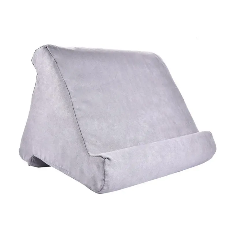 gray Многоугольная мягкая подушка подставка для смартфона для Iphone держатель для IPad Журнал подставка для планшета Подушка держатель для телефона Подушка подставка - Цвет: gray