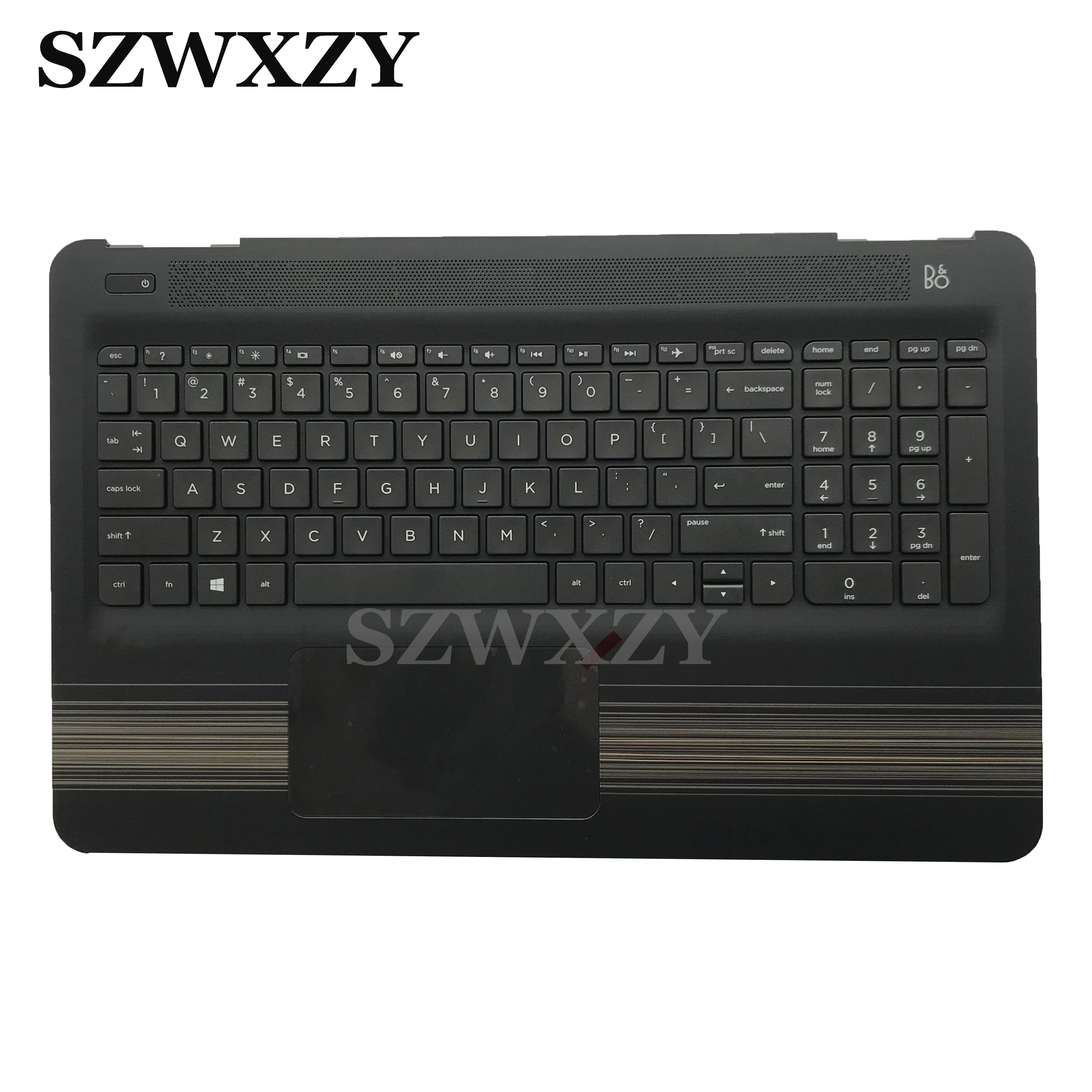 Для HP Pavilion 15-AU 15-AW верхняя крышка для рук Клавиатура США с Touc hp ad черные и золотые