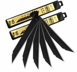 Outils de coupe de papier, couteau utilitaire, manche en métal de luxe, coupe papier, Angle d'outil 30 °, quantité 20 pièces 