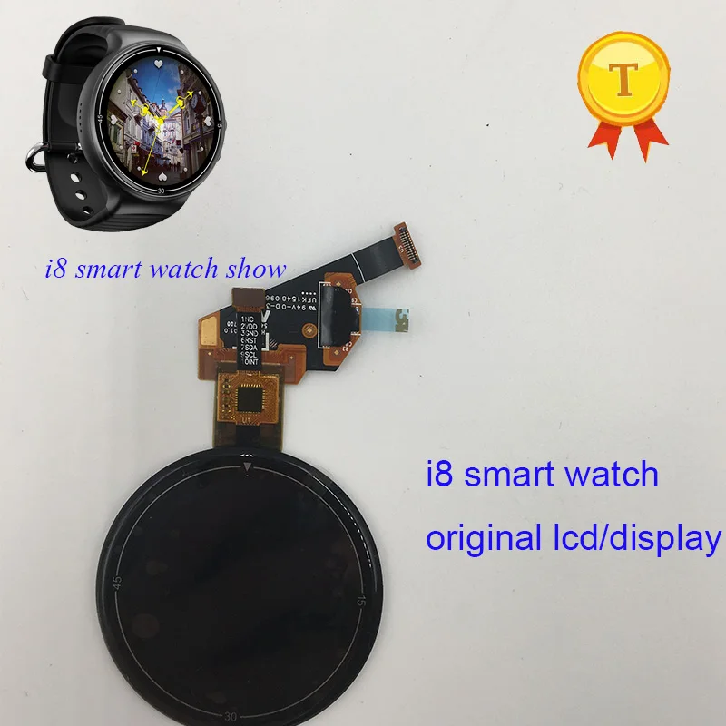 lcd for i8 Оригинальные Смарт-часы i4 pro i4 air phone watch i6 i7 i8 наручные часы saat hour clock сенсорный экран дисплей 1,39 дюймов ЖК-экран - Цвет: lcd for i8