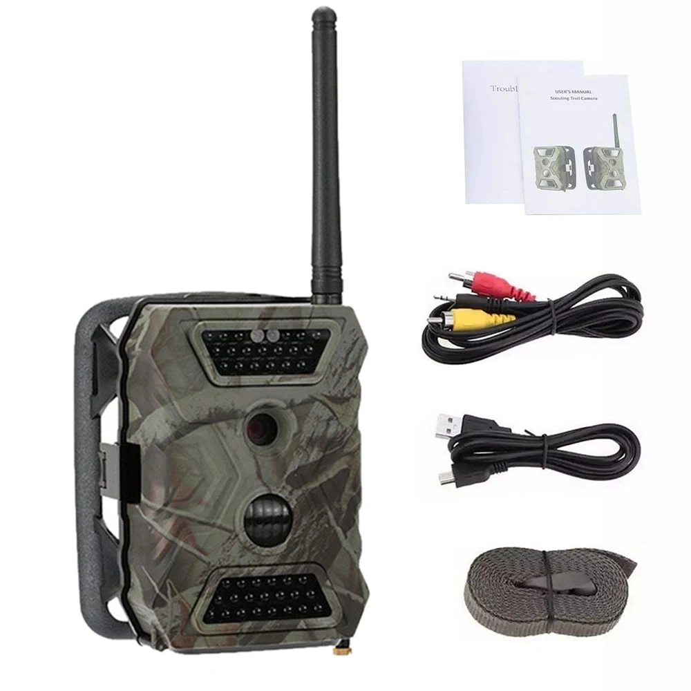 Охотничья камера 2 0 нм S680M 12 МП HD1080P с ЖК-экраном дюйма MMS GPRS SMTP FTP GSM для охоты | Спорт