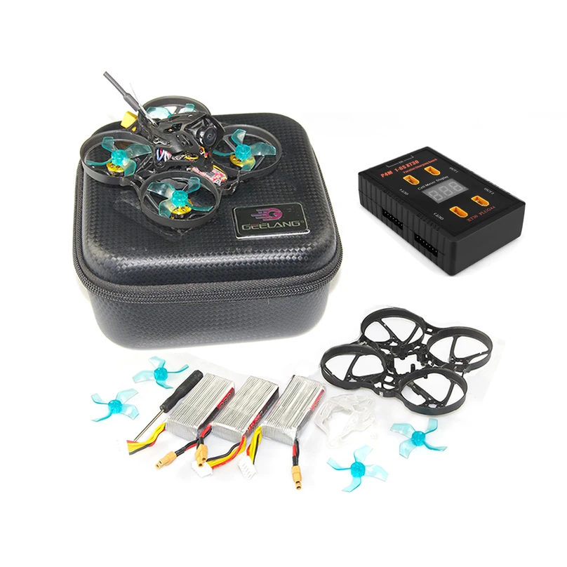 

ANGER 75X BWhoop 3-4S FPV Racing Drone Quadcopter 1202 6900kv 4S PNP / BNF with P4 1-6S XT30 Parallel Charging Board