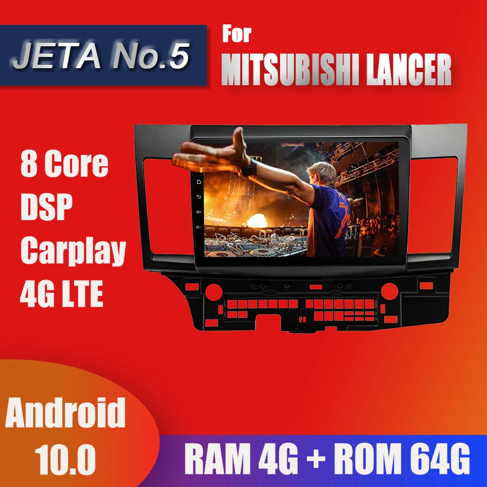 9 Inch Touchscreen 2Din Car Radio Android 10.0 Multimedia Autoradio Stereo Player GPS Navi Head Unit For Mitsubishi Lancer 2009 |