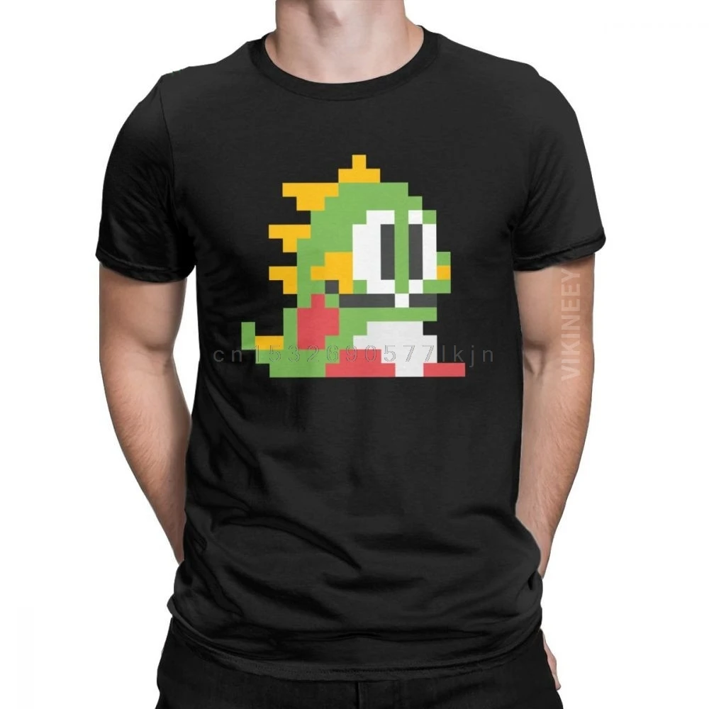 Bubble Bobble Мужская футболка японская видео игра милая Kawaii Gamer потрясающая футболки с