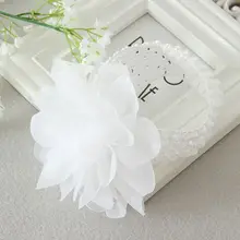 Милая заколка для волос с цветами для маленьких девочек; заколка для волос для малышей; Детские аксессуары для волос на свадьбу; красивый головной убор; заколка для волос(белая