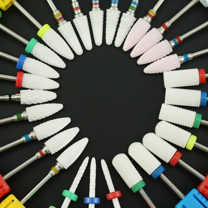 1pcs Ceramic Nail Drill Bits Rotary Cutter Clean Apparatus For Manicure