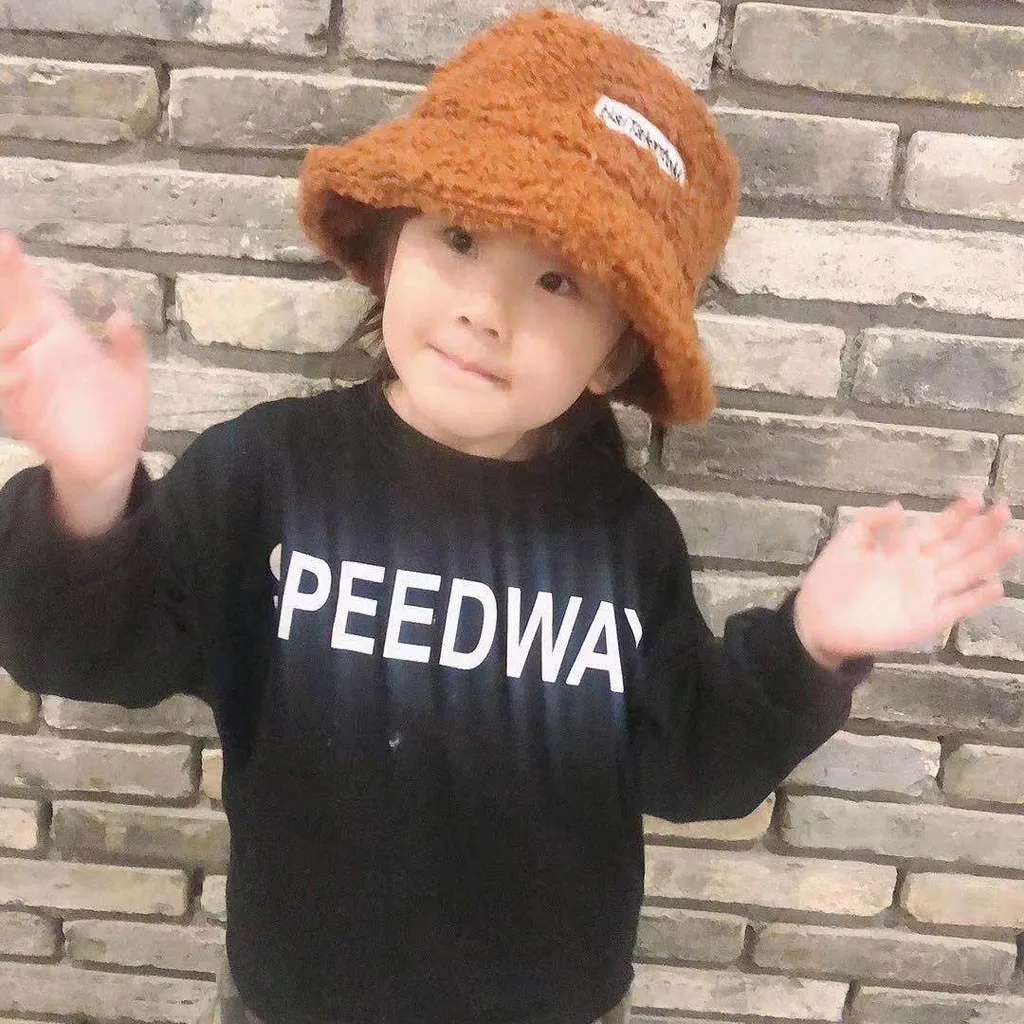 Рыбацкая шапка, зимняя овечья шерсть, теплая плюшевая шапка для бассейна, для женщин и девочек, одноцветная Панама, Панама, милая детская шапка для улицы z1212