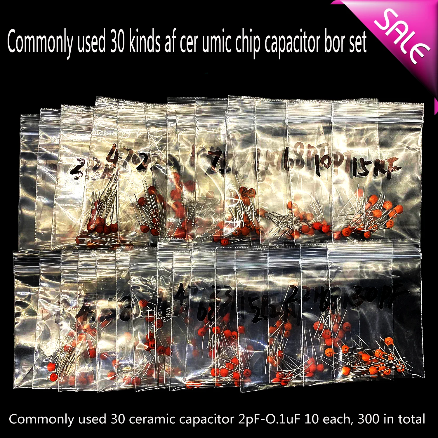 Assortimento 5 Condensatori Ceramici – Da 1pF A 100nF, Set Mini Fai-da-te