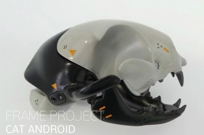 Набор фигурок из смолы кот Android Череп неокрашенный гараж набор моделей