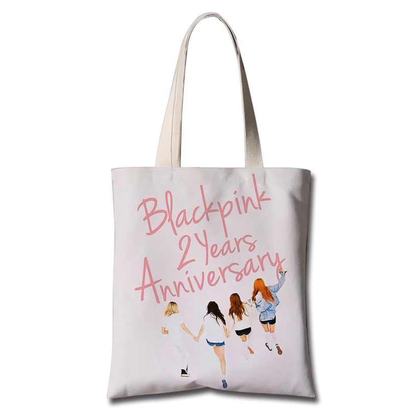 Kpop blackpink same корейская новая Холщовая Сумка на плечо женская летняя уличная сумка модные вентиляторы сумка на плечо высокое качество