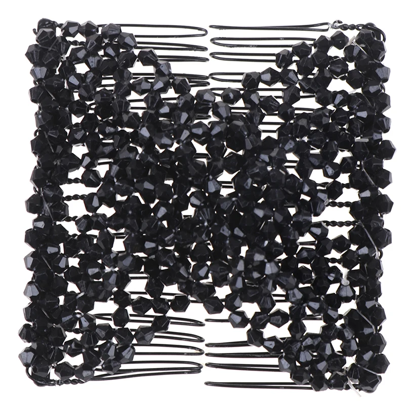 1PCS Эластичный аксессуар ко Дню Святого Валентина, Прямая поставка, профессиональная расческа для волос, женские Волшебные бусины, эластичные двойные бусины, зажим для струн - Color: 1PCS