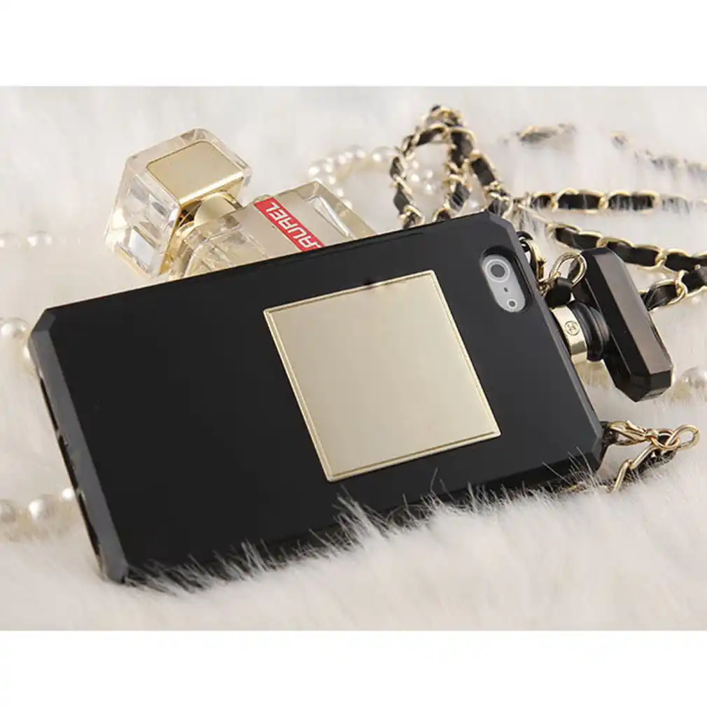 Luxury Perfume Bottle Tpu Soft Case Cover Chain Handbag For Iphone 4 4s 5 5s Exquisitely Designed Durable Gorgeous Aliexpress