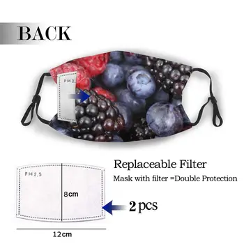 

protective mask with filter Fruit anti dust PM2.5 reuse adult teen child girl