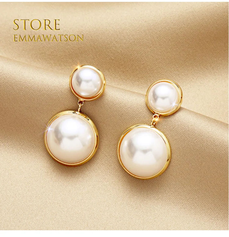 Fashion Women's Earrings Set Pearl Crystal Stud Earrings For Women 2021 Boho Geometric Round Flower Tassel Earrings Punk Jewelry