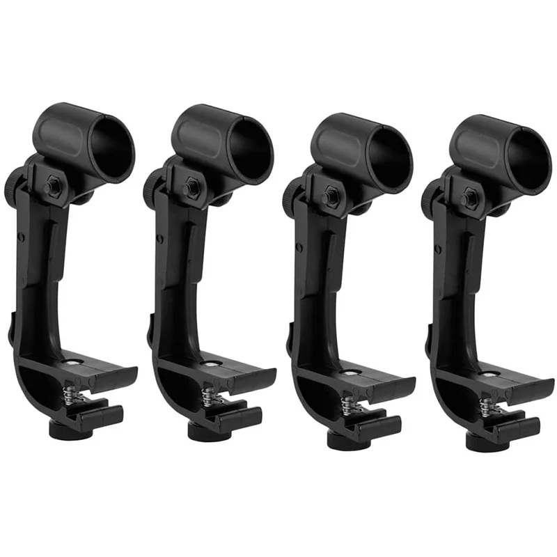 4 Pcs Microphone Clip Drum Shockproof Stand Musical Instrument Accessories | Электроника