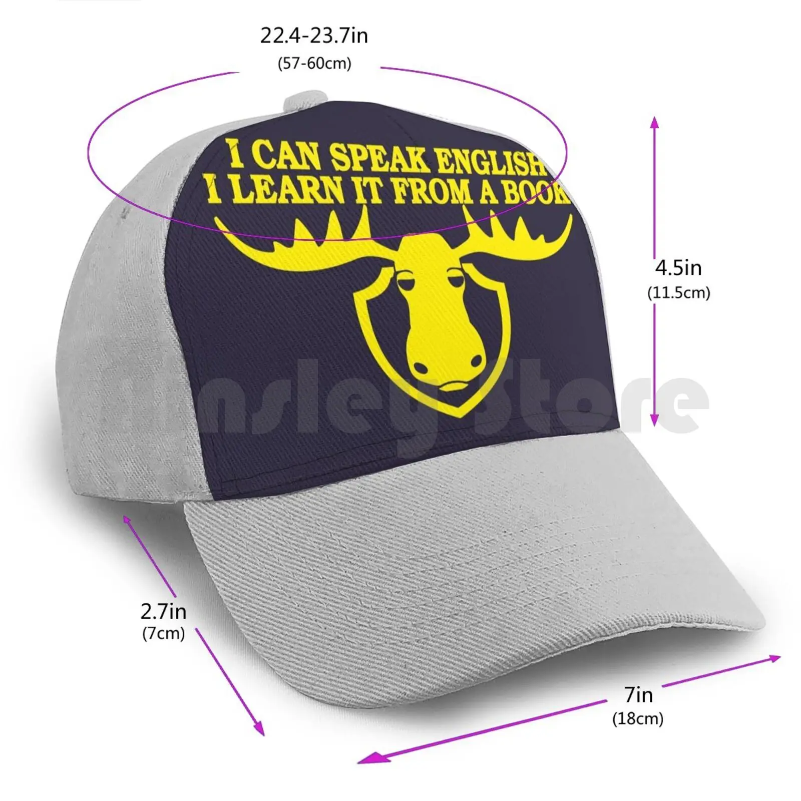 I Can Speak English I Learn It From A Book Baseball Cap Diy Mesh Hip Hop Adjustable Can Speak English Learn It Book Fawlty Men S Baseball Caps Aliexpress