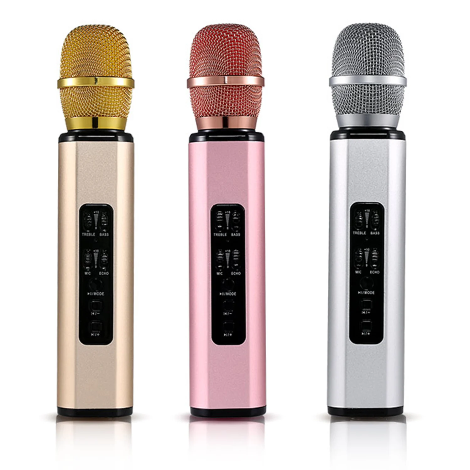 

Microphone K6 Wireless Bluetooth Mobile Phone Microphone Audio Integrated National K Song Dual Speakers Portable Singing Speaker