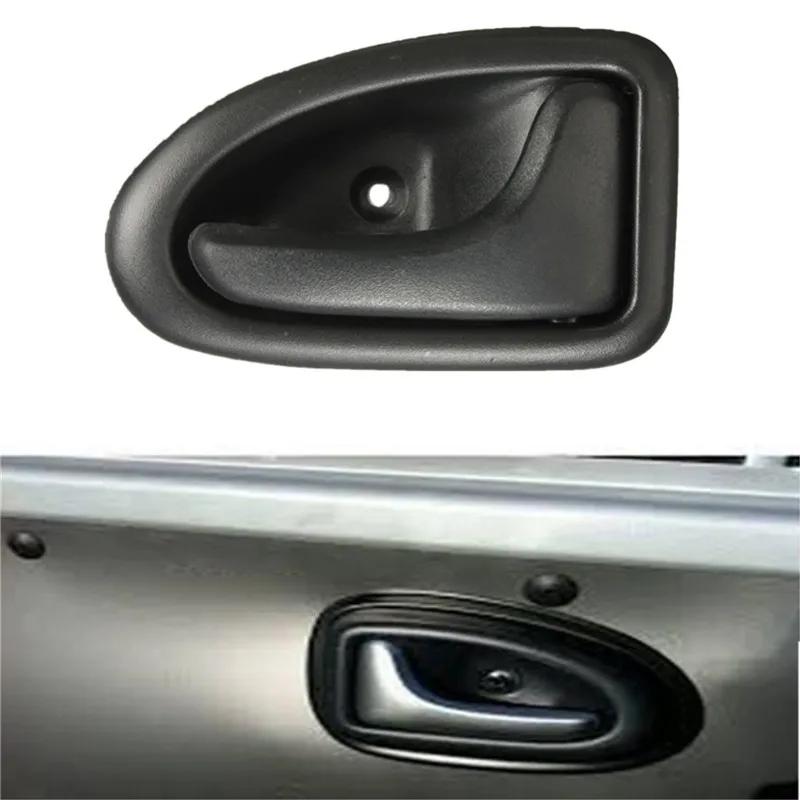 1Pc Black Left Right Side Car Interior Door Handle Knob Hand Handles For Renault Clio 1999-up Scenic 1999-2005 Megane 1998-2002