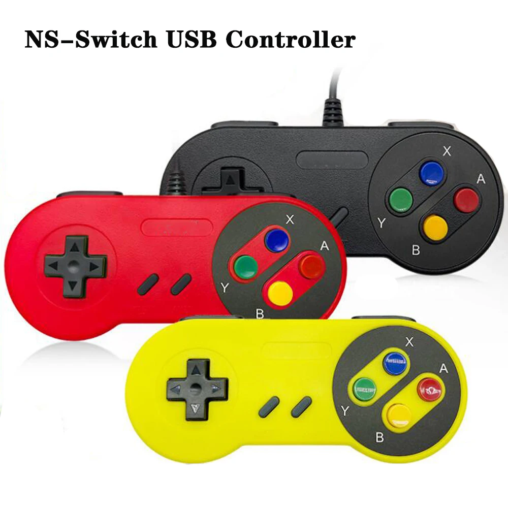 Проводной контроллер с переключателем NS USB геймпад для ПК Android Mac PS3 игровой