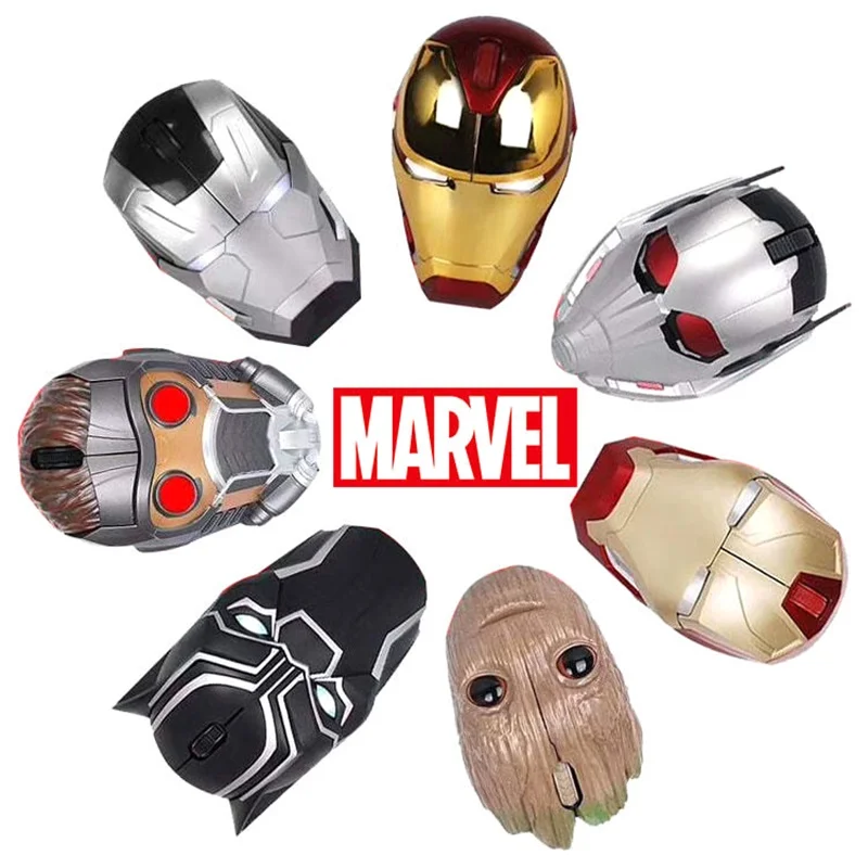 С принтами &quotMarvel&quot &quotМстители Железный человек черный пантера Groot Беспроводной