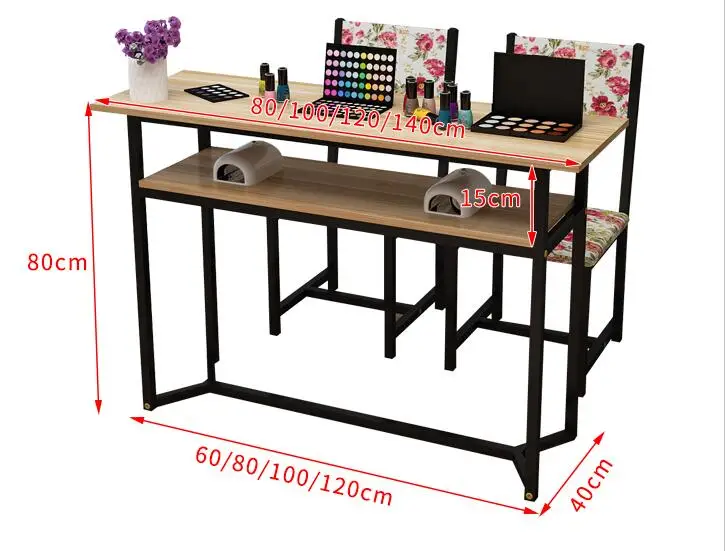 Новый стол для маникюра, одиночный двойной стол для маникюра, специальная цена, экономичный простой современный стол для маникюра и стула