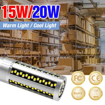

WENNI E27 LED Lamp SMD 2835 LED Corn Bulb AC 220V LED Chandelier Light 15W 20W No Flicker Bulb For Living Room Bedroom Bombillas