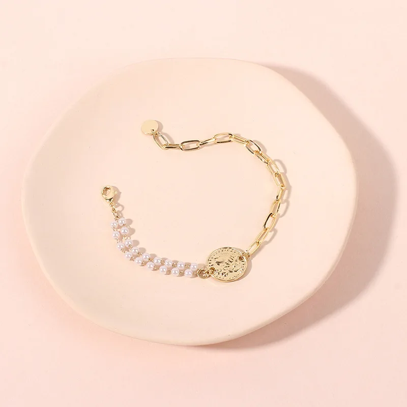 

New Style Foot Ornaments Europe And America Popular-Chain Pearl Anklet Simple Fashion Network Red Jewelry Women's