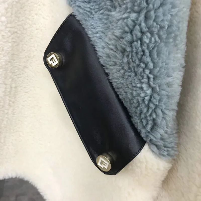 Модное шерстяное меховое короткое пальто для женщин, осеннее и зимнее новое популярное цветное стеганое меховое пальто на молнии, женское меховое пальто