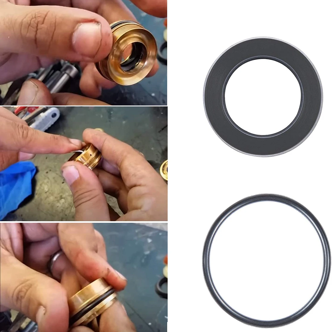 ESUYA Packing Kit Water Seal Repair Kit 5019006400 Suitable for ZWD ZWDK Series 15MM Pressure Washer Pump 15 Pcs