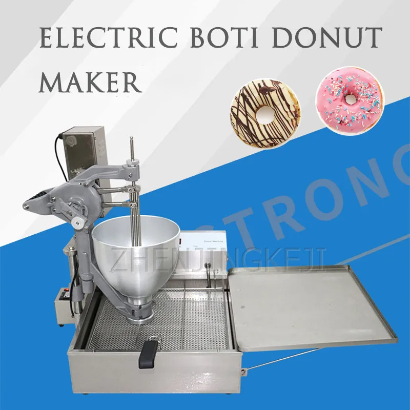 

220V/110V Electric Donuts Machine Stainless Steel Desktop Bakery Cake Room Multiple Style Commercial Flower Shape Donuts Machine