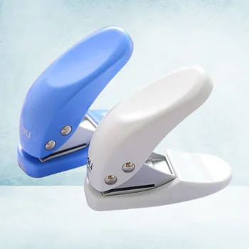 

2pcs Hole Puncher Manual Useful Single Hole Useful Office Supplies School Stationery for Certificate Paper
