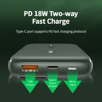 USAMS Wireless Charger Power Bank QC 3.0 PD Fast Charging External Battery Charger Powerbank Xiaomi/iphone/Huawei/Samsung Mobile