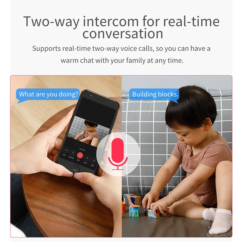 IMILAB 1080P wifi ip-камера, беспроводная домашняя безопасность, детский монитор, камера CMOS, датчик ночного видения, камера наблюдения HD